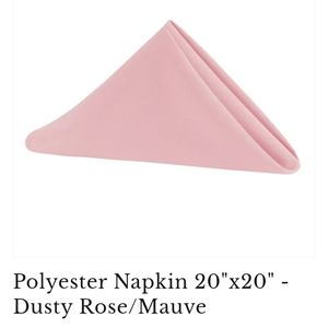 90 Dusty Rose Napkins